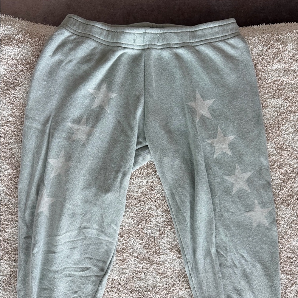 Wildfox Light Gray Star Joggers